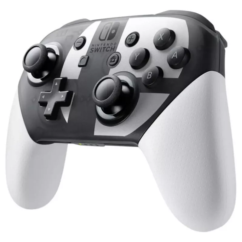 Nintendo Switch Pro Comando Super Smash Bros. Ultimate Edition preto, cinzento, branco Bluetooth gamepad analógico / digital Nintendo Switch