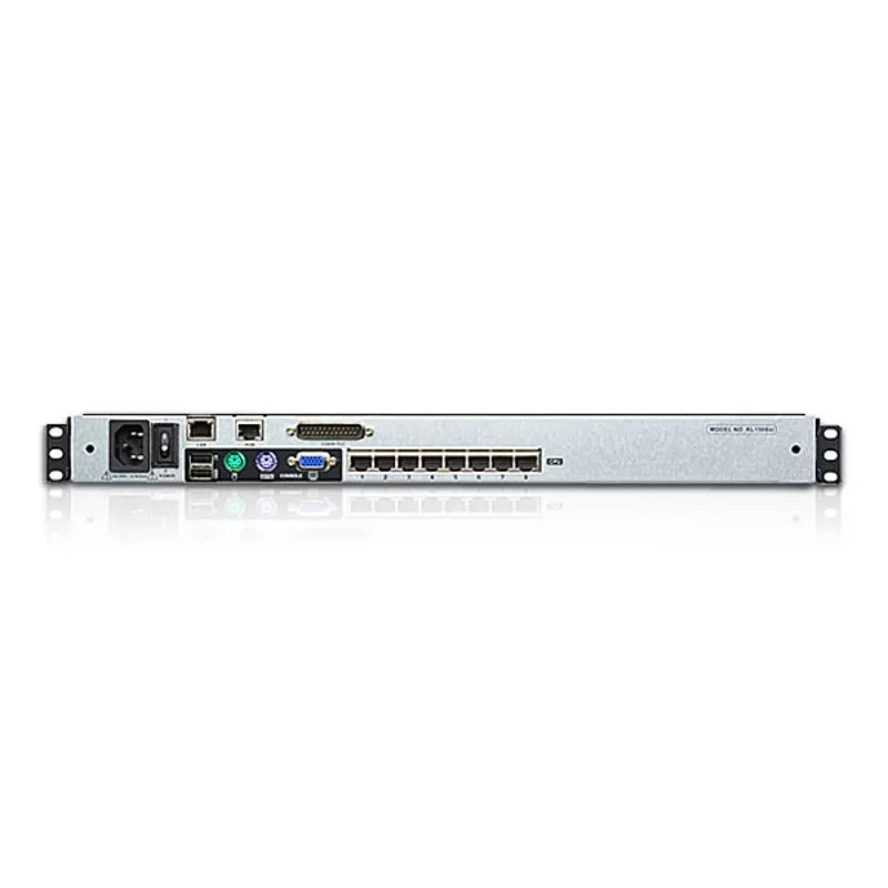 ATEN KL1508AiN Consola KVM-over-IP de rack 8 portas com LCD de dupla calha