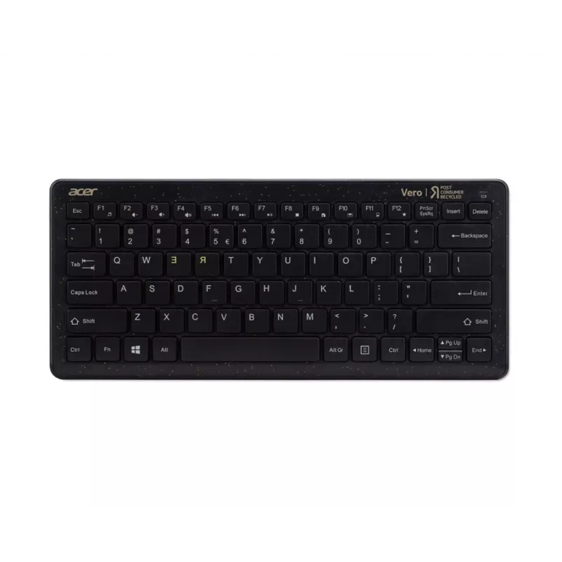 Acer Chrome Conjunto combo, teclado, rato incluído, universal, RF sem fios, QWERTY, preto