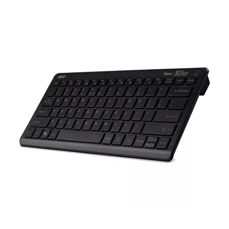 Acer Chrome Conjunto combo, teclado, rato incluído, universal, RF sem fios, QWERTY, preto