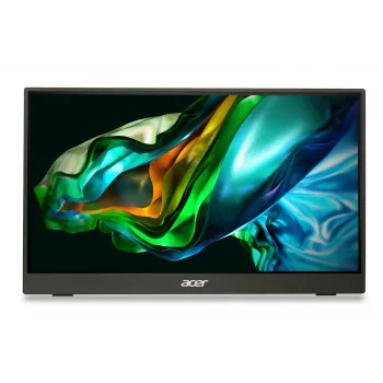 Acer PM161QBbmiuux Monitor portátil preto 39,6 cm (15,6 polegadas) LCD 1920 x 1080 píxeis