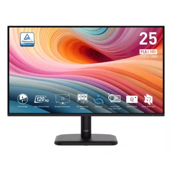 MSI PRO MP251L E2 Monitor de computador 62,2 cm (24,5 polegadas) 1920 x 1080 píxeis Full HD LED preto