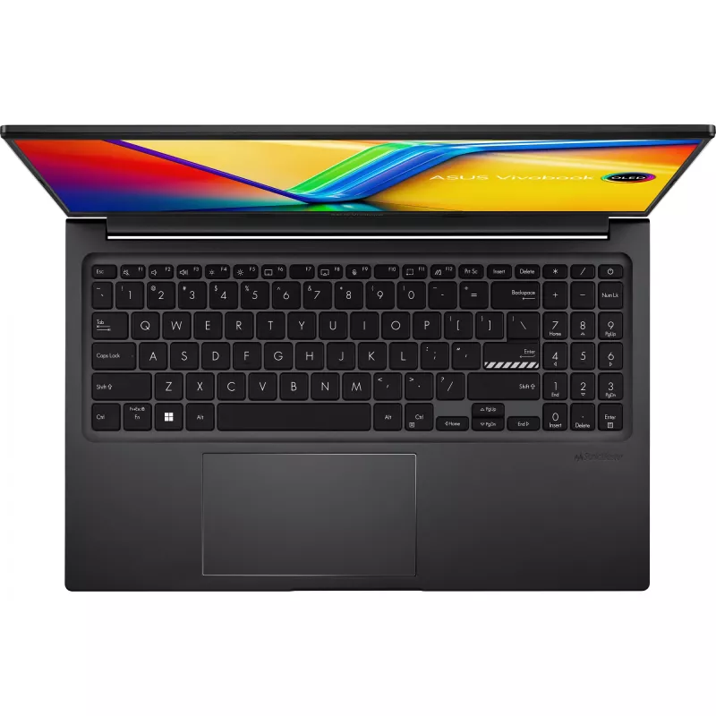 ASUS Vivobook 15 OLED M1505YA-L1394W AMD Ryzen™ 7 7730U Portátil 39,6 cm (15,6 polegadas) Full HD 16 GB DDR4-SDRAM 512 GB SSD Wi-Fi 6E (802.11ax) Windows 11 Home preto