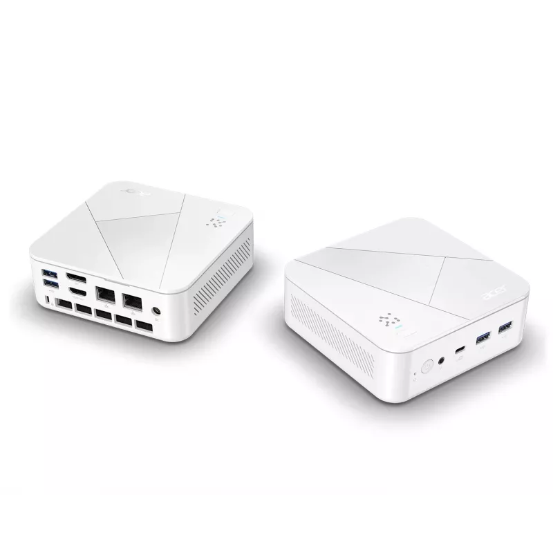 Acer Revo Box RB102-20CPW Mini Copilot+ PC Intel Core Ultra 5 226V 16 GB LPDDR5x-SDRAM 1 TB SSD Windows 11 Home Mini PC branco
