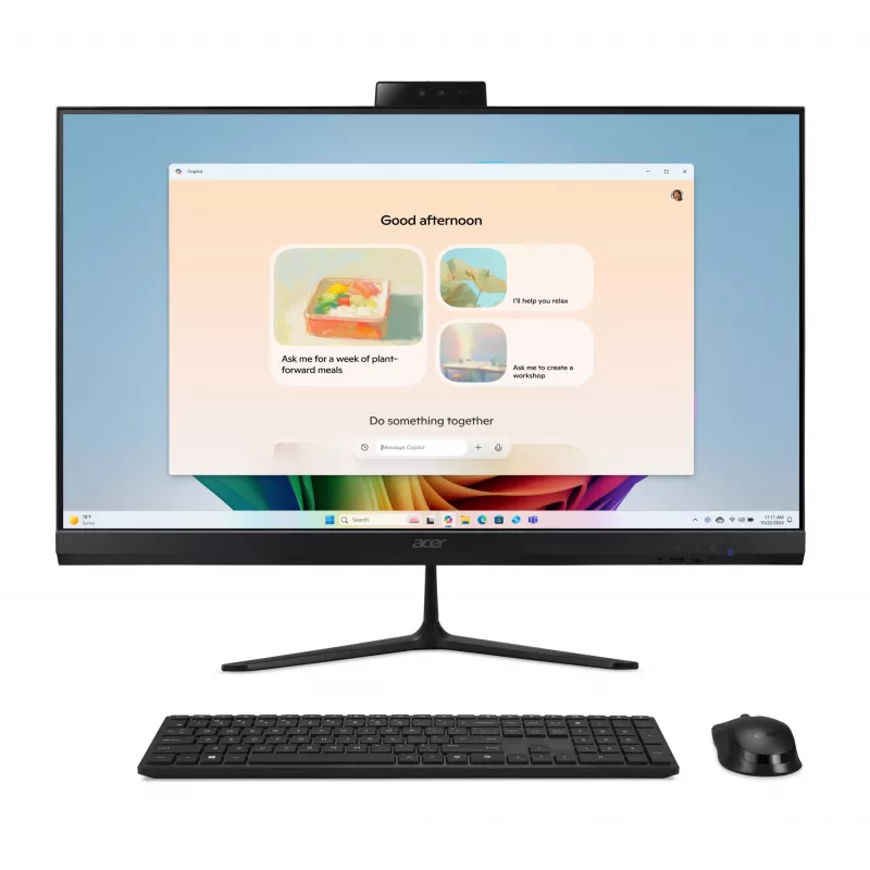 Acer Aspire C27B AI AR7432 NL Copilot+ PC AMD Ryzen™ AI 5 350 68,6 cm (27 inch) 1920 x 1080 Pixel All-in-One PC 32 GB DDR4-SDRAM 1 TB SSD Windows 11 Home Preto