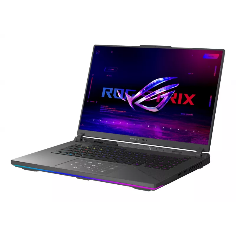 ASUS ROG Strix G16 G614PM-S5084W AMD Ryzen™ 9 8940HX Portátil 40,6 cm (16 inch) WQXGA 32 GB DDR5-SDRAM 1 TB SSD NVIDIA GeForce RTX 5060 Wi-Fi 6E (802.11ax) Windows 11 Home Preto, Cinzento