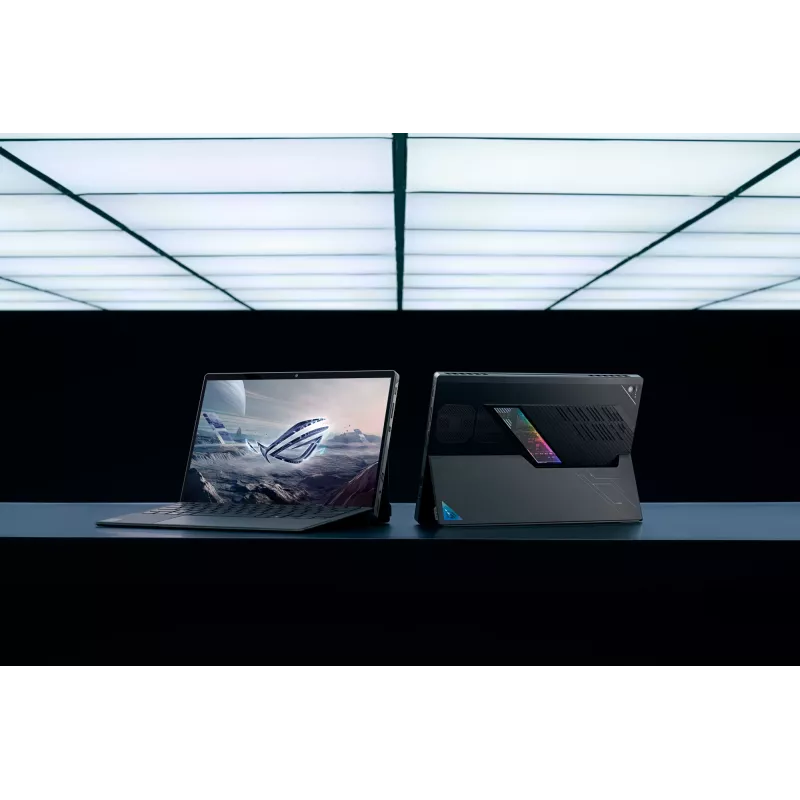 ASUS ROG Flow Z13 GZ302EAC-RU178W AMD Ryzen™ AI Max+ 395 Híbrido (2-em-1) 34 cm (13,4 inch) Ecrã tátil WQXGA 128 GB LPDDR5x-SDRAM 1 TB SSD Wi-Fi 7 (802.11be) Windows 11 Home Alemão Preto
