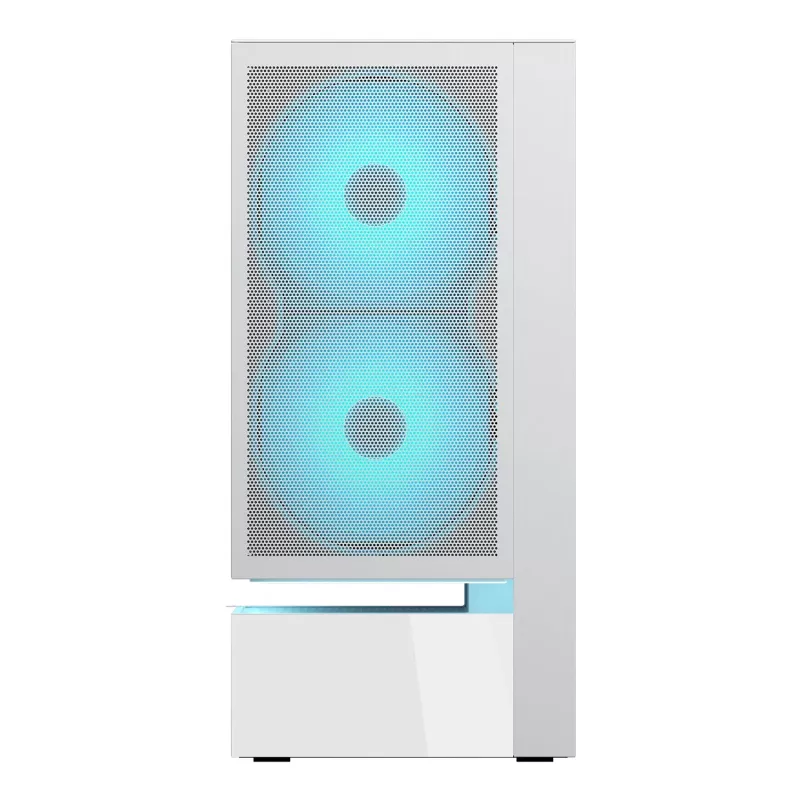 COUGAR Caixa Midi Tower, CFV235 Vision, ARGB, Ecrã LCD, Mesh, Branco