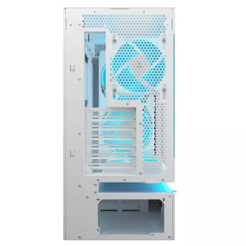 COUGAR Caixa Midi Tower, CFV235 Vision, ARGB, Ecrã LCD, Mesh, Branco