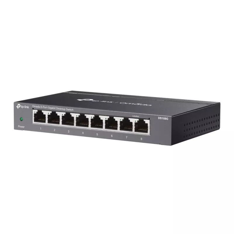TP-Link Omada DS108G Switch de rede Não gerido Gigabit Ethernet (10/100/1000) Preto