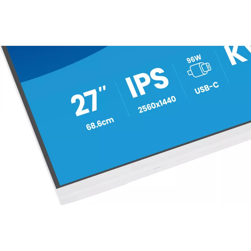 iiyama ProLite XB2797QSNP-W1 Monitor de computador IPS-LCD de 27 polegadas 68,6 cm (27 polegadas) 2560 x 1440 píxeis Quad HD Branco