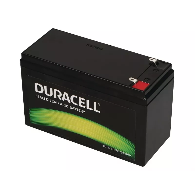 Duracell 12V 7Ah Bateria VRLA, chumbo-ácido selada (VRLA), 12 V, 7 Ah, 84 Wh, Preto, 2,02 kg
