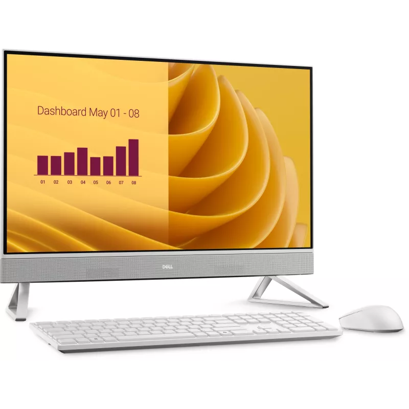 DELL EC27250 Intel Core 7 150U 68.6 cm (27 polegadas) 1920 x 1080 píxeis All-in-One PC 32 GB DDR5-SDRAM 2 TB SSD Windows 11 Pro Wi-Fi 6E (802.11ax) Pearl, Branco