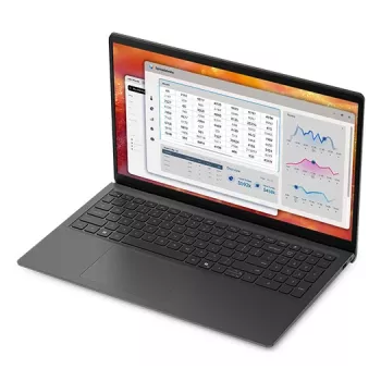 DELL Pro 15 Essential PV15265 AMD Ryzen™ 5 130 Portátil 39,6 cm (15,6 polegadas) Full HD 16 GB DDR5-SDRAM 1 TB SSD Wi-Fi 6 (802.11ax) Windows 11 Pro Alemão Preto