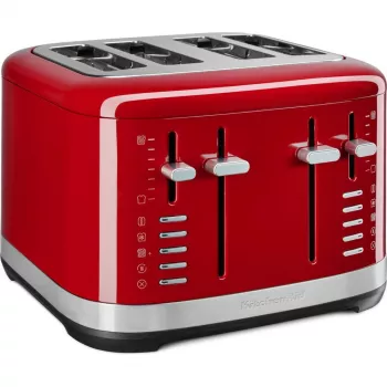 KitchenAid 5KMT4109EER 7 4 fatias 1640 W Vermelho, Aço inoxidável