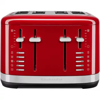 KitchenAid 5KMT4109EER 7 4 fatias 1640 W Vermelho, Aço inoxidável