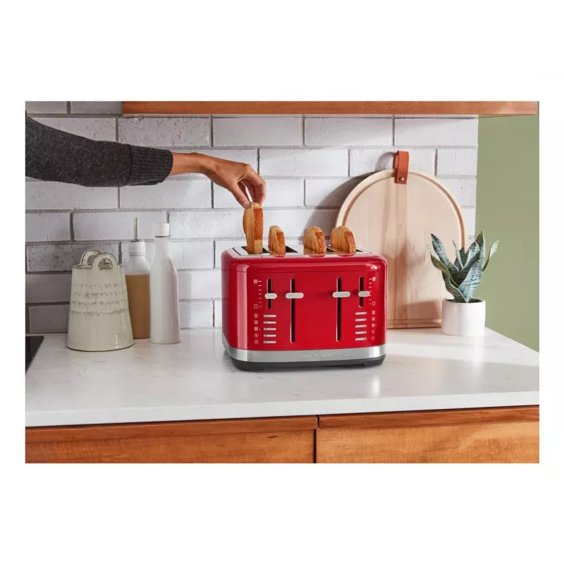 KitchenAid 5KMT4109EER 7 4 fatias 1640 W Vermelho, Aço inoxidável