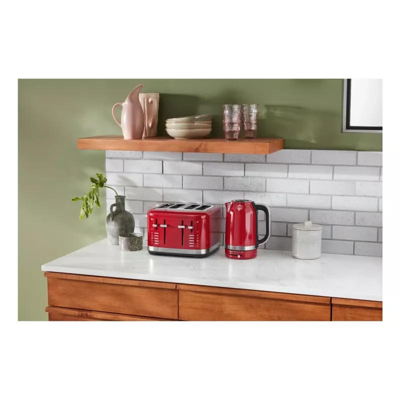 KitchenAid 5KMT4109EER 7 4 fatias 1640 W Vermelho, Aço inoxidável