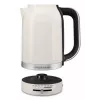 KitchenAid 5KEK1701EPL Chaleira elétrica 1,7 l 2400 W Preto, Aço inoxidável, Branco