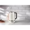 KitchenAid 5KEK1701EPL Chaleira elétrica 1,7 l 2400 W Preto, Aço inoxidável, Branco