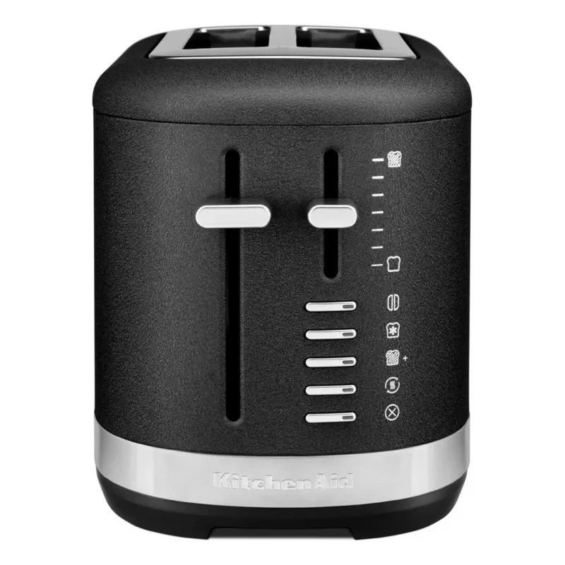 KitchenAid 859711684250 Torradeira 7 2 fatia(s) 980 W Preto, Aço inoxidável