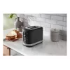 KitchenAid 859711684250 Torradeira 7 2 fatia(s) 980 W Preto, Aço inoxidável