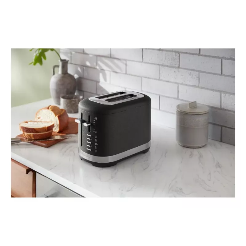 KitchenAid 859711684250 Torradeira 7 2 fatia(s) 980 W Preto, Aço inoxidável