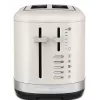 KitchenAid 859711684260 Torradeira 7 2 fatia(s) 980 W Preto, Aço inoxidável, Branco
