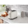 KitchenAid 859711684260 Torradeira 7 2 fatia(s) 980 W Preto, Aço inoxidável, Branco