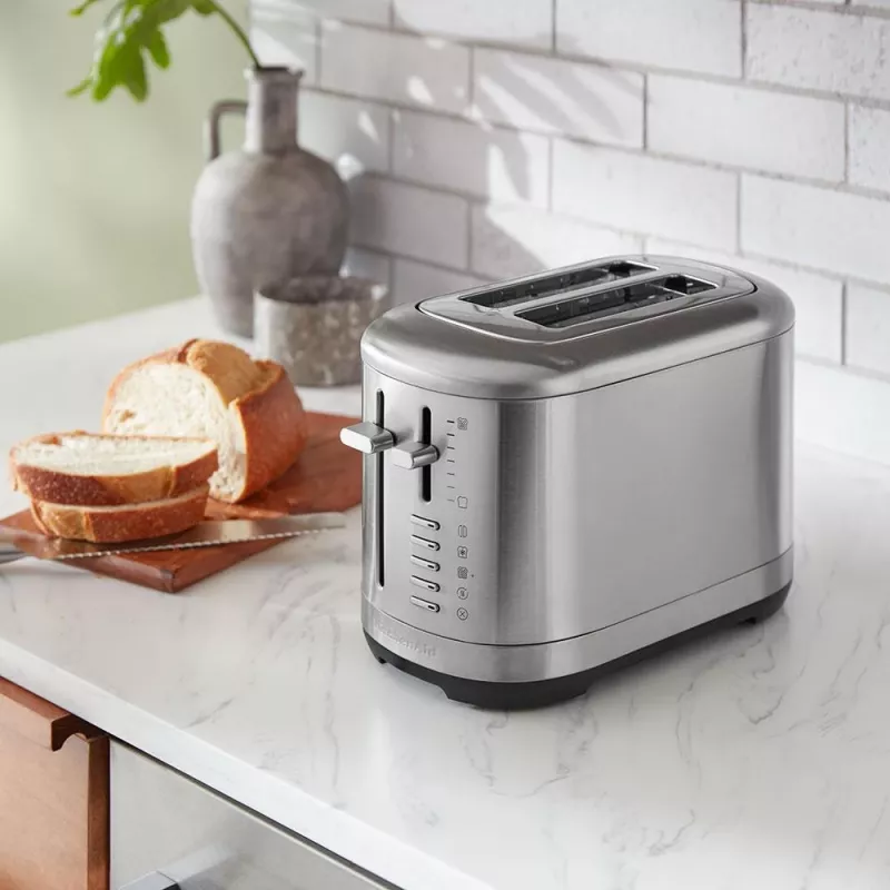 KitchenAid 5KMT2109ESX 2 fatias 980 W Preto, Aço inoxidável