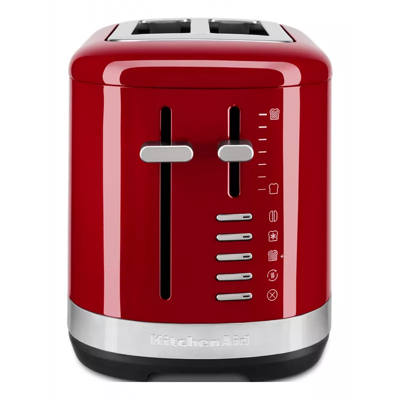 KitchenAid 5KMT2109EER 7 2 fatia(s) 980 W Preto, Vermelho, Aço inoxidável