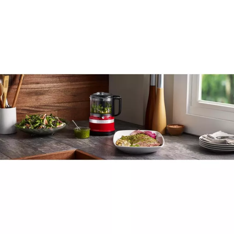 KitchenAid 5KFC3516EER 0,83 L 240 W Preto, Vermelho, Aço inoxidável