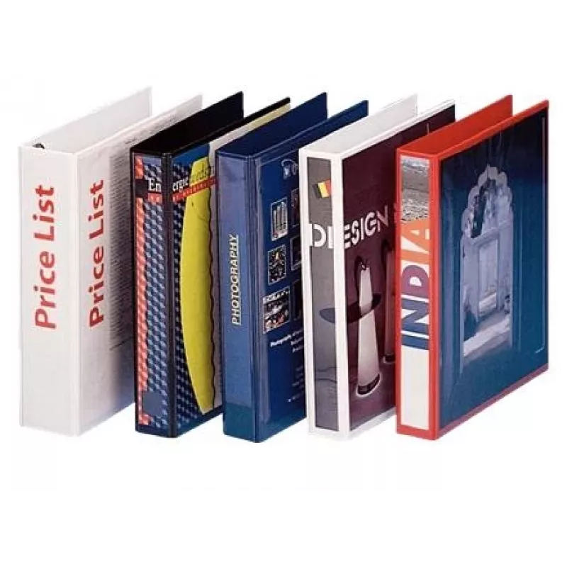 Esselte Panorama Dossier FSC® A4 4DR/40 mm, A4, Anel D, Armazenamento, Azul, Azul, 400 folhas
