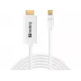Sandberg MiniDP 1.2 > HDMI 4K 2m, 2 m, Mini DisplayPort, HDMI, macho, macho, branco
