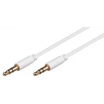 Microconnect AUDLL05W cabo de áudio 0,5 m 3,5 mm branco
