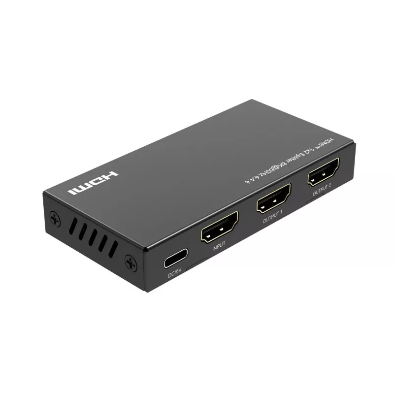MicroConnect MC-HDMISPLITTER0102-8K divisor HDMI 8K 1x2