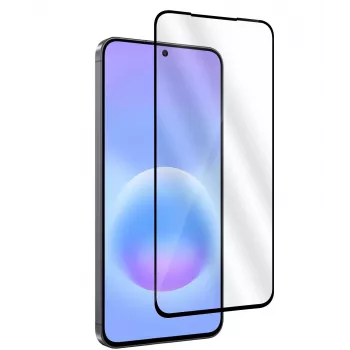 eSTUFF Samsung Galaxy A57 película protetora de ecrã. Cobertura total em vidro temperado. Titan Shield 1 unid.