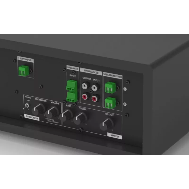 Vivolink Audiopack subwoofer 6.5 + 4 x altifalantes de encastrar no teto premium 40W (oferta de pacote limitado) preto com fios 110 W
