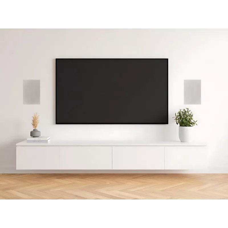Vivolink Audiopack subwoofer + 2 x altifalantes de encastrar premium (oferta de pacote limitado) preto com fios 110 W