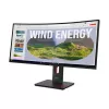 Lenovo ThinkVision T34WD-40 monitor, 86,4 cm (34 polegadas), 3440 x 1440 píxeis, Wide Quad HD, LED, 6 ms, preto