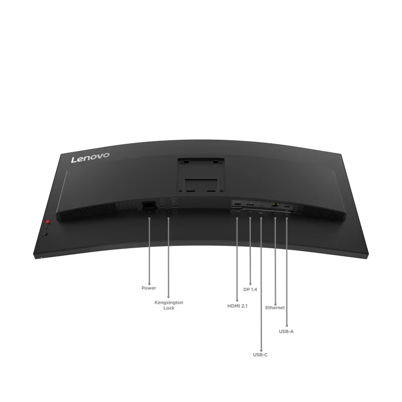 Lenovo ThinkVision T34WD-40 monitor, 86,4 cm (34 polegadas), 3440 x 1440 píxeis, Wide Quad HD, LED, 6 ms, preto
