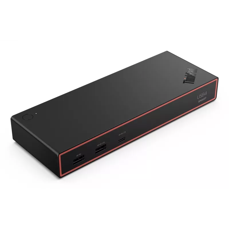 Lenovo ThinkPad USB4 Smart Dock 5500 com adaptador de 135W com fios preto