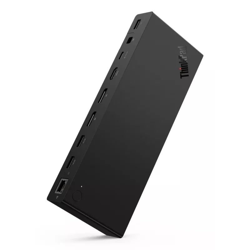 Lenovo ThinkPad USB4 Smart Dock 5500 com adaptador de 135W com fios preto