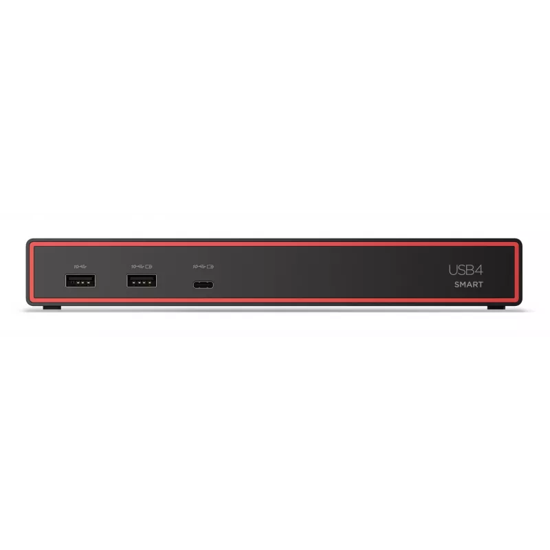 Lenovo ThinkPad USB4 Smart Dock 5500 com adaptador de 135W com fios preto