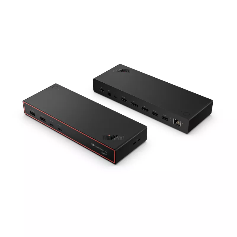 Lenovo ThinkPad Thunderbolt 4 Smart Dock Gen2 7500 com fios preto
