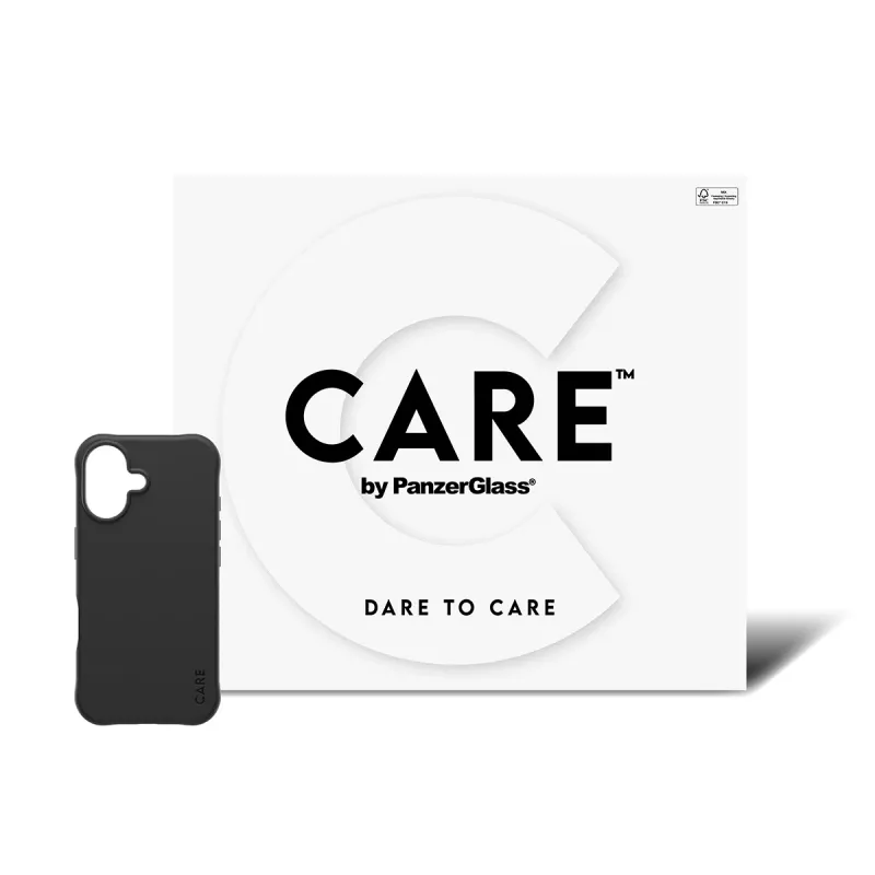 PanzerGlass CARE™ by ® Samba Case preta com MagSafe iPhone 17 | Bulk