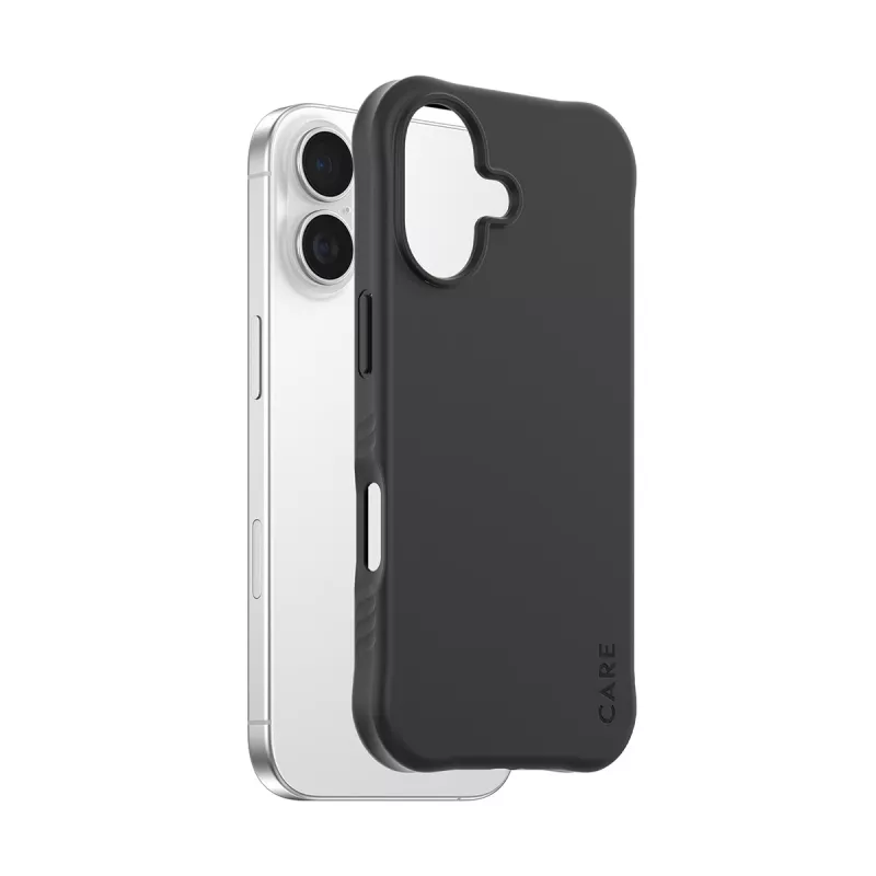 PanzerGlass CARE™ by ® Samba Case preta com MagSafe iPhone 17 | Bulk