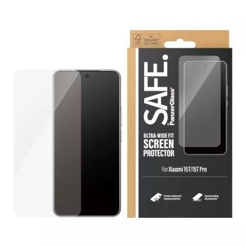PanzerGlass SAFE. by ® película protetora de ecrã Xiaomi 15T | 15T Pro | Ultra-Wide Fit