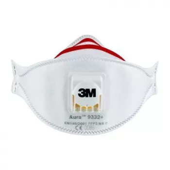 3M 9332C2 máscara respiratória reutilizável FFP3 máscara respiratória semifacial purificadora de ar