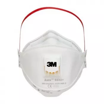 3M 9332PRO5 máscara respiratória reutilizável FFP3 semifacial filtrante de partículas